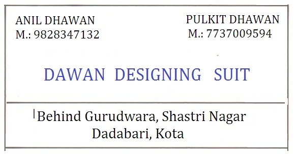 DHAWAN DESIGNER SUIT