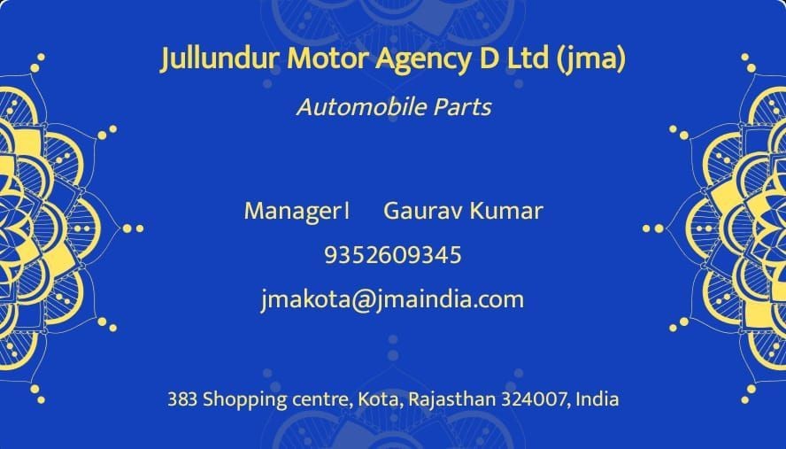 JULLUNDUR MOTOR AGENCY D LTD ( JMA )